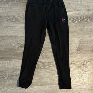 Boys champion jogger black sweatpants large14/16